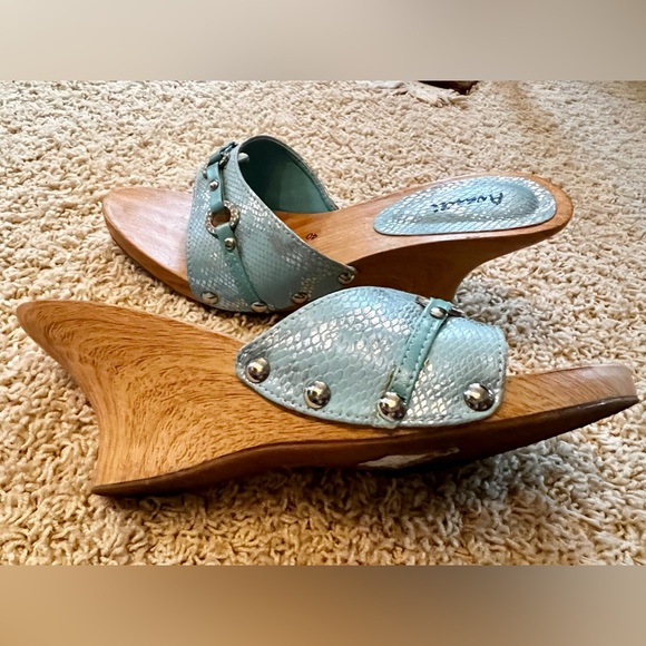 Blue Avanti summer shoes for women - Picture 4 of 9